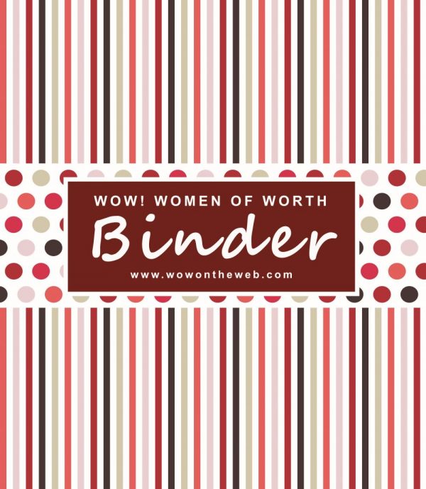 WOW! Women of Worth Binder Cover by Earma Brown