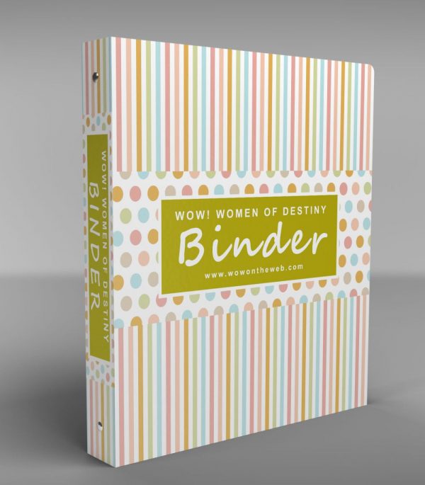 Printable Binder - WOW ! Women Of Destiny
